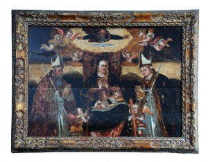 Painting
- Oil on wood, late 17th century 
Dimensions: 99 x 80 cm (framed)