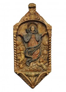 Polychrome relief,
 Italy, late 16th century